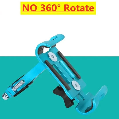 Metal Motorcycle & Bike Phone Holder – Aluminum Anti-Slip Bracket, Universal GPS Clip for All Smartphones