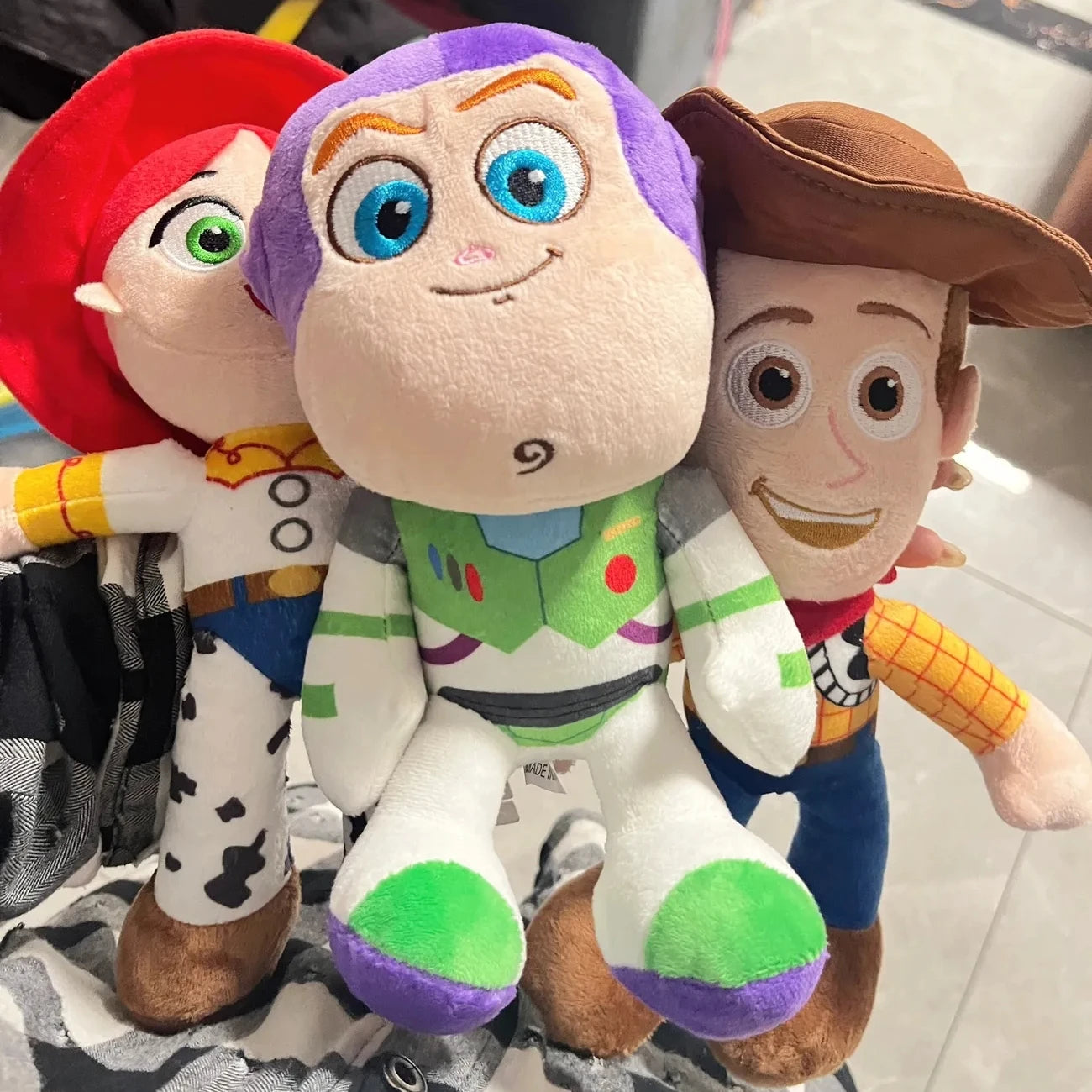 Woody Buzz Lightyear Plush Toy - 23cm Cute Cartoon Stuffed Doll Pendant for Kids Gift & Home Decor
