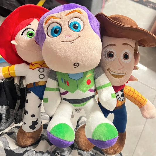 Woody Buzz Lightyear Plush Toy - 23cm Cute Cartoon Stuffed Doll Pendant for Kids Gift & Home Decor