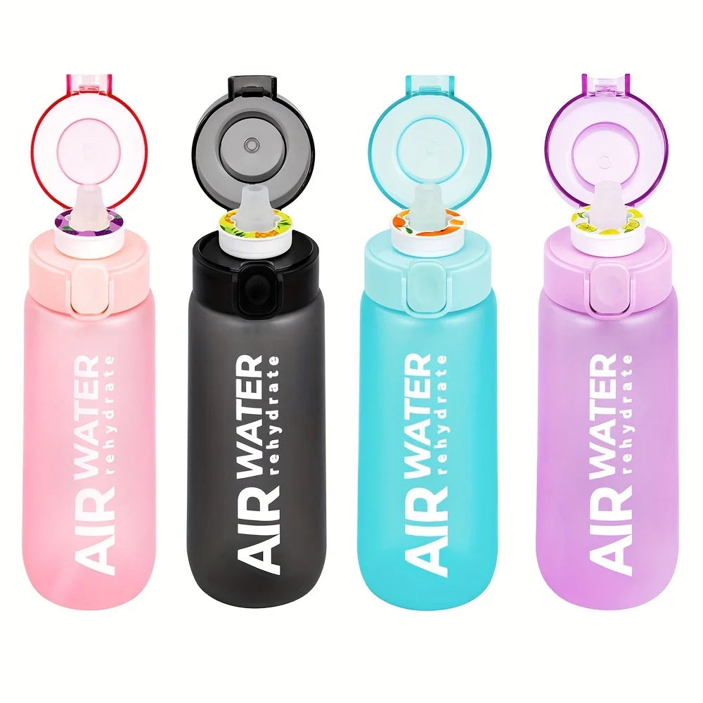 750ml/25oz Fruit Infuser Water Bottle – Zero Sugar, Zero Calorie Sports Drinking Cup with 7 Fruit Pods for Fitness & Outdoor