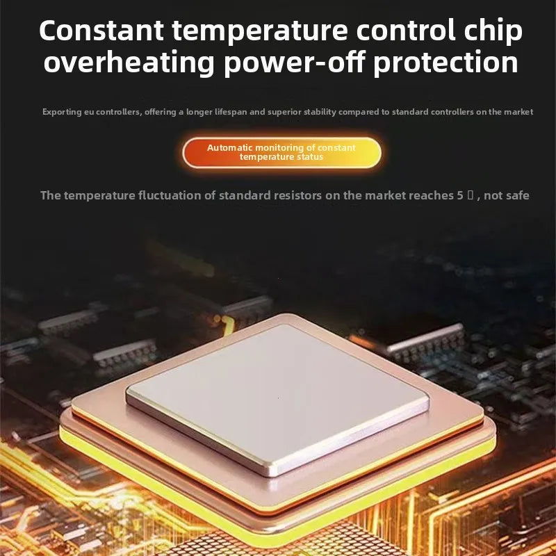 Plush Heated Seat Cushion - Quick-Heating 12V Electric Seat Pad for Cars & Home Use