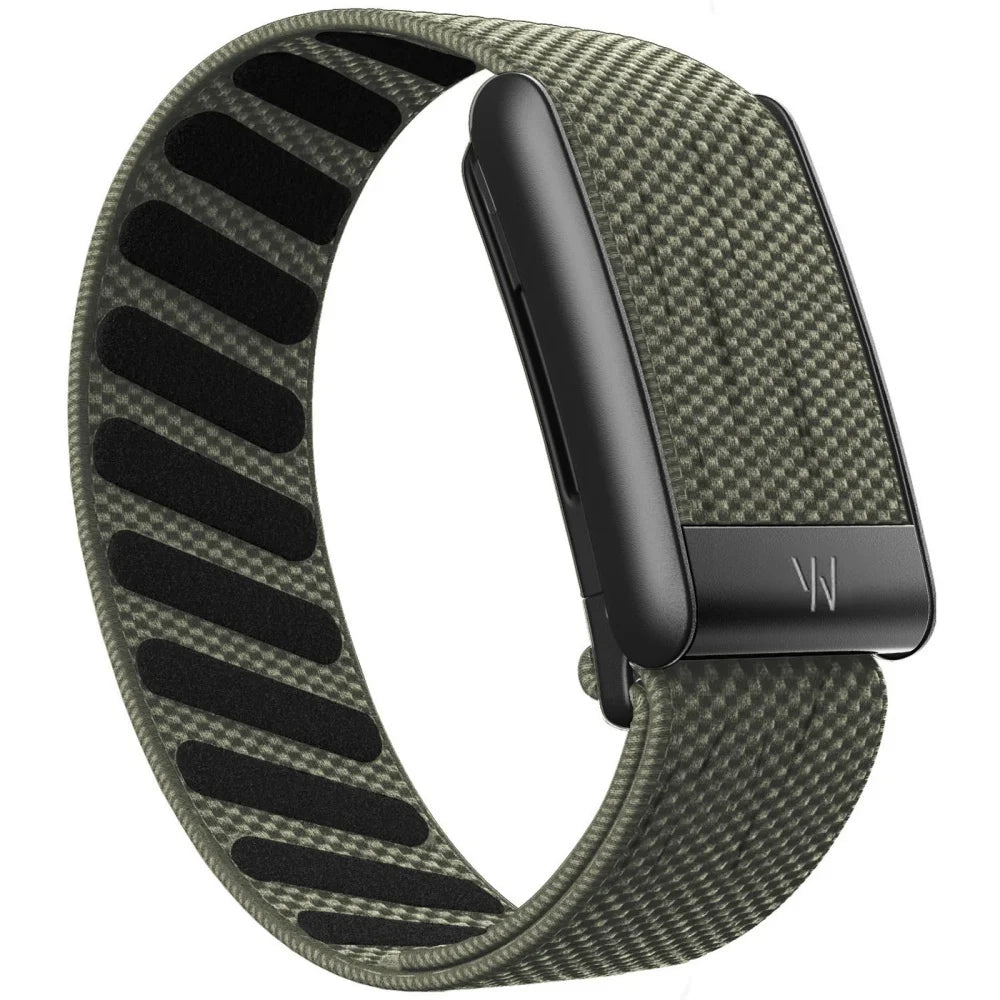 Whoop 5.0 Compatible Nylon Wristband - Black, Silver & Gold Woven Elastic Sports Replacement Strap