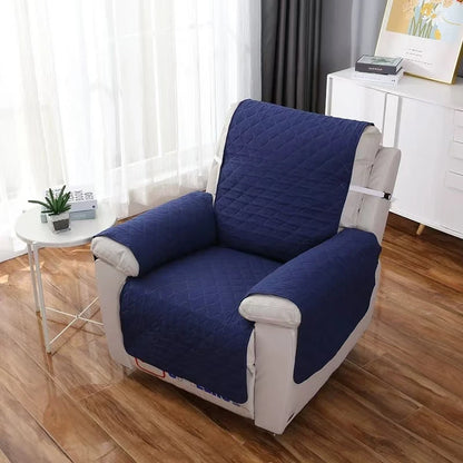 Solid Color Recliner Sofa Cover – Anti-Slip Pet & Kid Proof Chair Slipcover Furniture Protector for Armchair & Recliner Anti-Wear Use