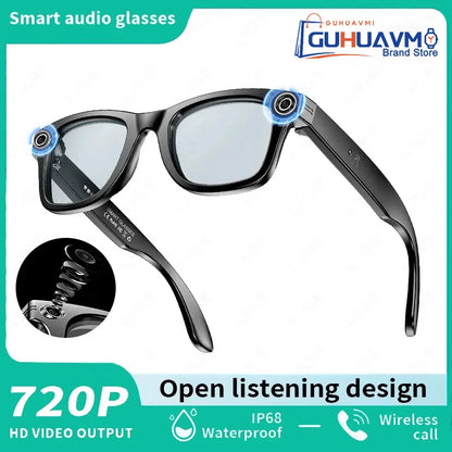 2025 Smart Glasses with HD 800W Camera – AI Translation, Video Recording, Bluetooth Calls & Voice Assistant Outdoor Sport Sunglasses