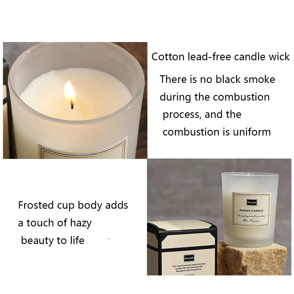 Romantic Scented Candle & Aromatherapy Diffuser – Long-Lasting Home Air Freshener Gift