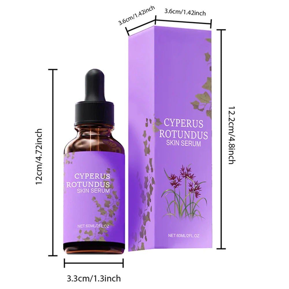 Cyperus Rotundus Hair Growth Inhibitor Oil - Gentle Body Hair Growth Slowing Treatment for Women & Men