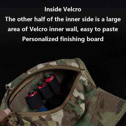 Outdoor Tactical JPC/CPC Vest – Large FC Sub-Pouch with Expanded Lower Belly MOLLE Tactical Chest Pouch
