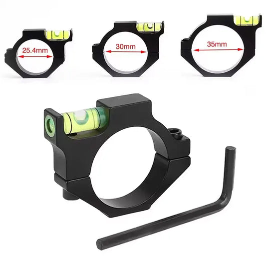 Alloy Rifle Scope Laser Bubble Spirit Level – Level Gauge Ring Mount Holder for 25.4mm, 30mm, 35mm Scope Tubes