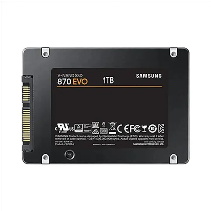 SAMSUNG 870 EVO SSD – 1TB, 2TB, 500GB, 250GB Internal Solid State Drive, SATA3 2.5 Inch for Laptop & Desktop PC