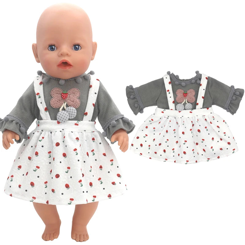 18-Inch American Girl Doll Clothes – Coat, Tights & Pants Outfit for Newborn & Baby Dolls