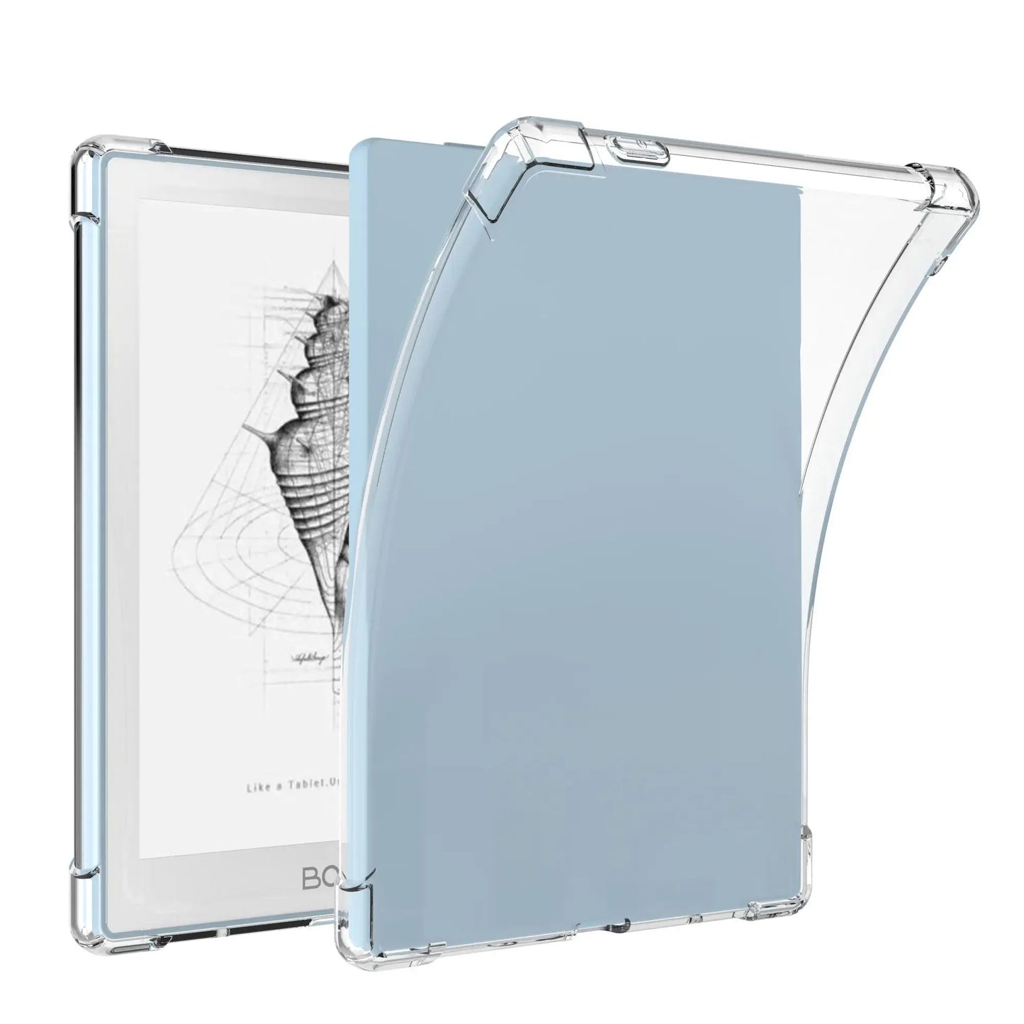 Clear TPU Back Cover for Onyx Boox eBook – Shockproof Case for Poke 5, 5S, 4S, 4 Lite, and Go 6" (2024)
