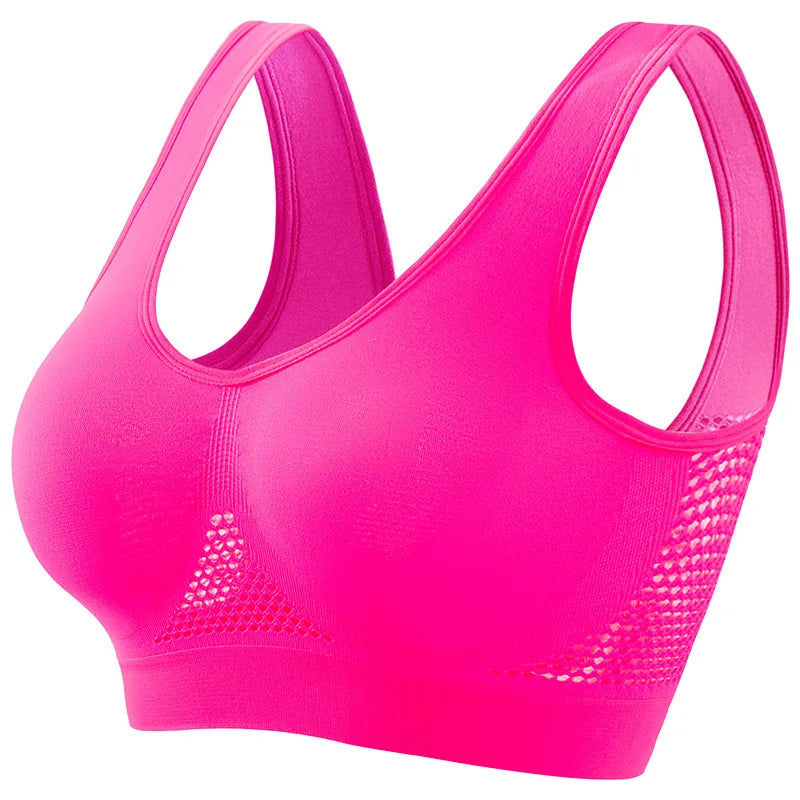 Seamless Push-Up Bra for Women – Wireless Breathable Comfort Bralette & Crop Top Sports Lingerie, S–5XL Plus Size Support