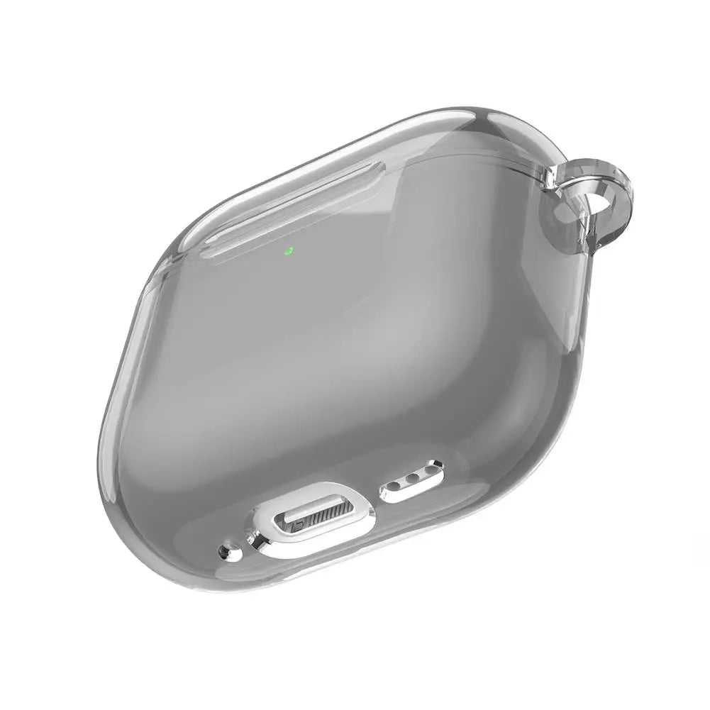 Translucent Protective Sleeve Case for AirPods 4 — Premium Drop-Proof Cover with Carabiner for AirPods 4th Generation