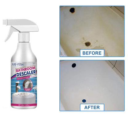 Powerful Bathroom Descaling Spray - Stubborn Stain, Rust, and Limescale Remover for Showerheads, Bathtubs, and Toilets