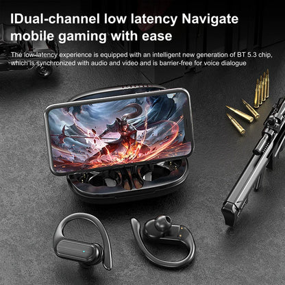 Bosebye A520 Bluetooth 5.3 TWS Earphones - HiFi Stereo, Waterproof Wireless Sports Earbuds with Mic and Touch Control