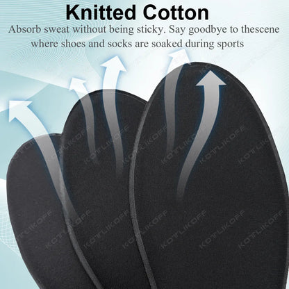 31CM Sport Running Soft Insoles – Memory Foam Orthopedic Foot Pads with Shock Absorption, Deodorizing & Plantar Fasciitis Support
