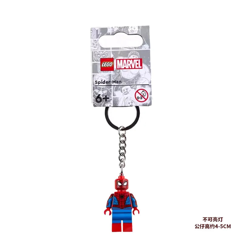 Superhero and Movie Character Keychain - Spider-Man, Miles Morales, Gwen, Batman, Iron Man, Loki, Darth Vader, Yoda and Stormtrooper Mini Figures