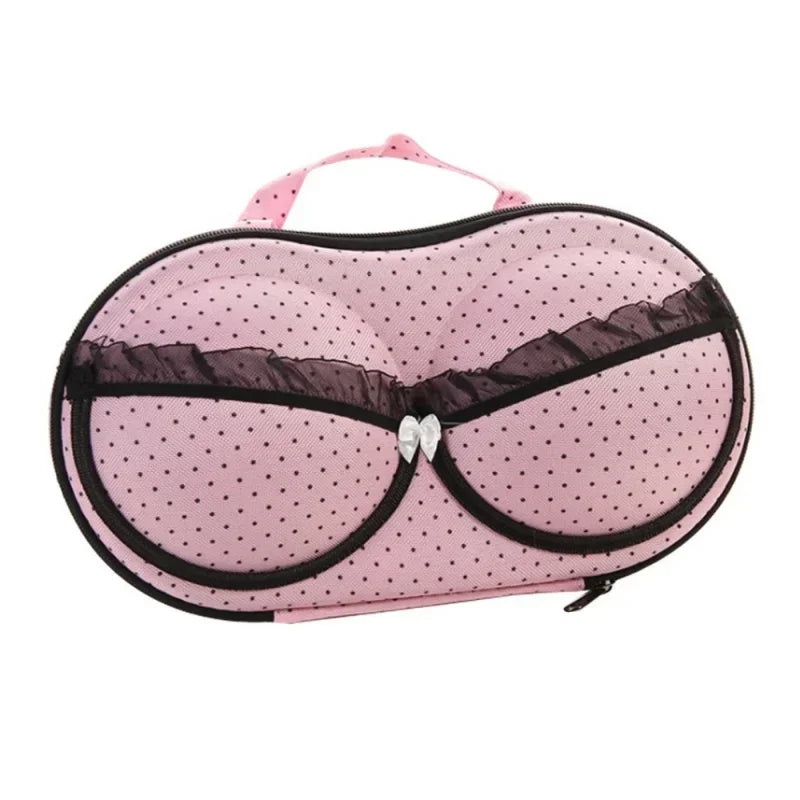 Waterproof Travel Bra and Underwear Organizer Bag – Portable Zip Storage Case for Home and Travel
