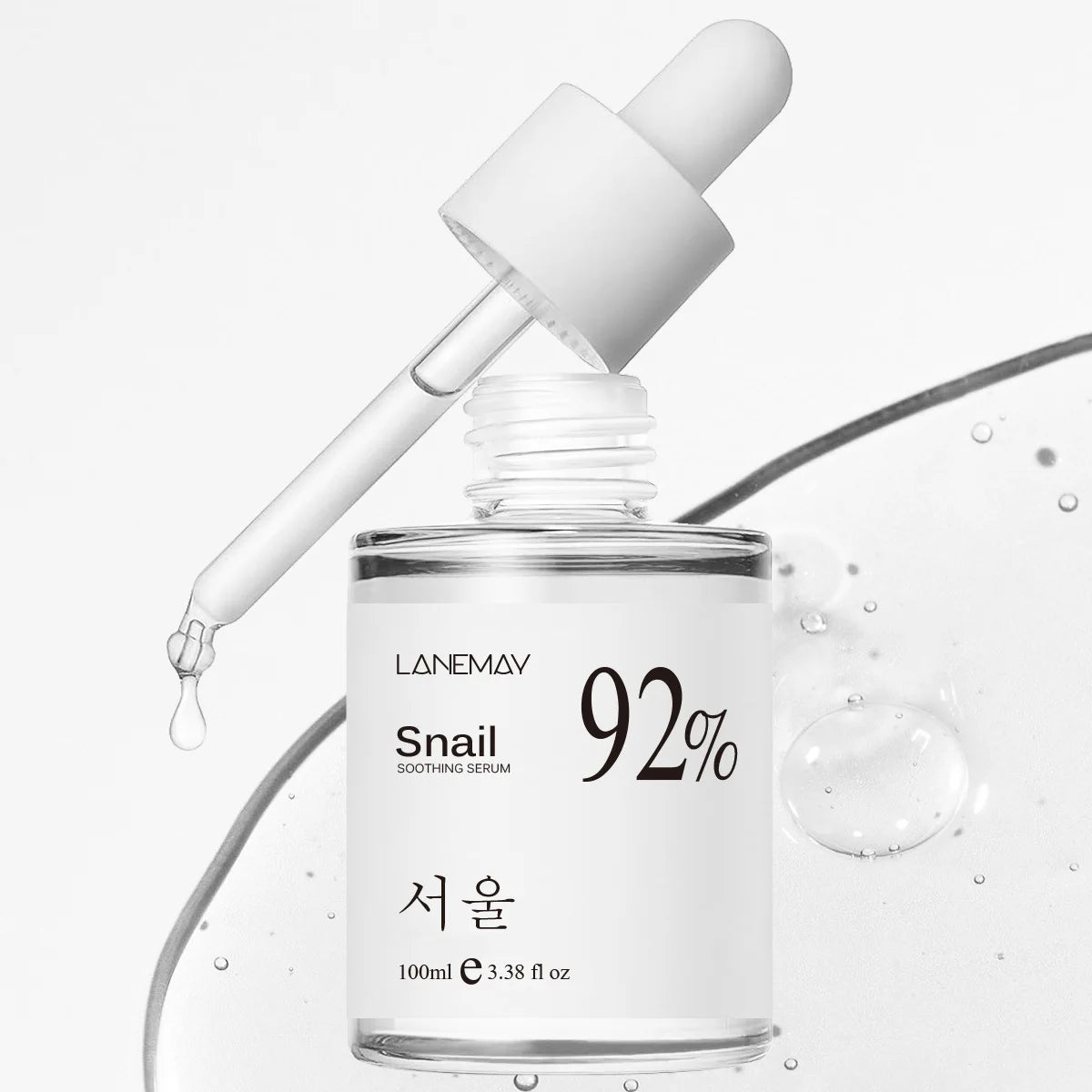 100ml 92% Snail Soothing Facial Essence – Hydrating & Moisturizing Multi-Action Face Serum