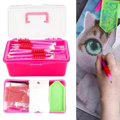 5D Originality Diamond Painting Accessories Kit - DIY Cross Stitch Craft Tool for Art Embroidery, Includes Diamond Painting Tools