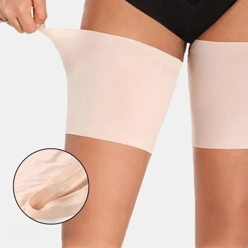 Women’s Anti-Chafing Thigh Bands - 2-Piece Stretchy Silicone Non-Slip Leg Protection