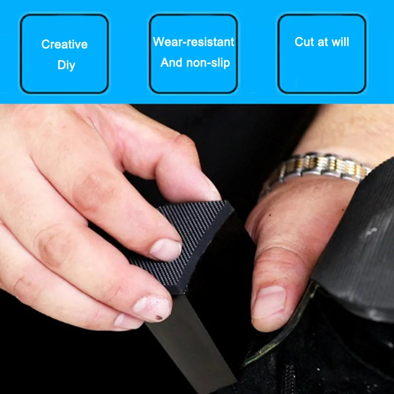 Rubber Sole Replacement Sheet: Shoe Repair Patch for High Heels, Sandals - Non-Slip Sole Protector & Heel Pad Insoles