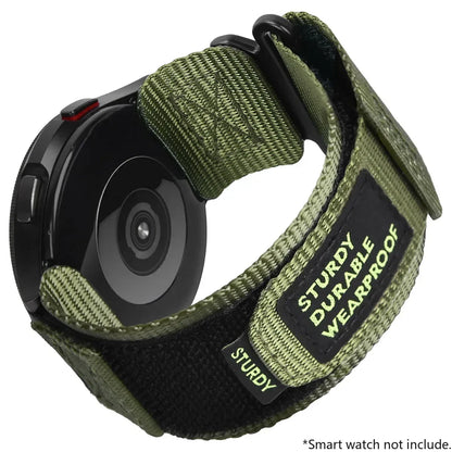 20mm 22mm Nylon Sport Watch Band — Thick Colorful Replacement Strap for Men & Women Watches