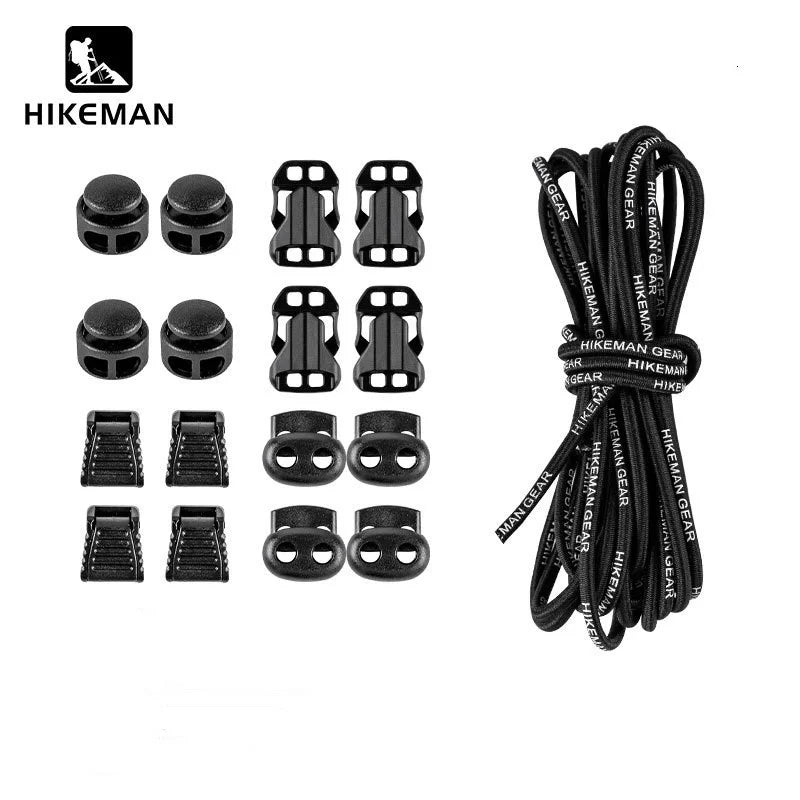 DIY Elastic Backpack Expansion Rope Set - Outdoor Camping & Mountaineering Gear Strap with Adjustable Buckle