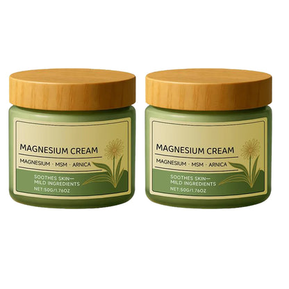 Magnesium Soothing Body Cream - Non-Greasy Daily Massage Care for Muscles, Knees & Joints with Arnica & MSM