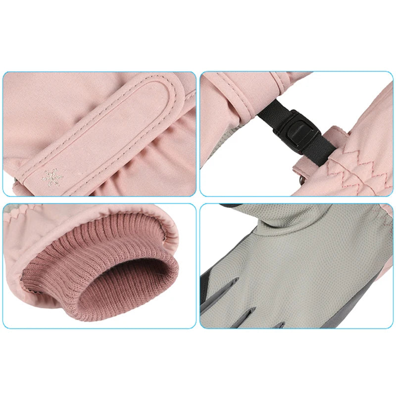 Waterproof Winter Gloves – Warm Snow, Ski and Snowboard Gloves for Men and Women, Motorcycle Riding and Touch Screen