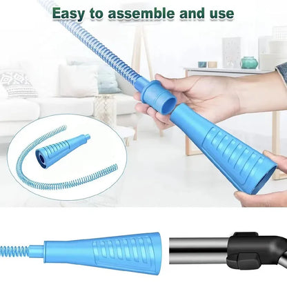 Dryer Vent Cleaner Kit - Flexible Vacuum Attachment for Lint Removal & Deep Dryer Hose Cleaning