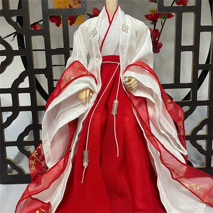 1/6 Scale Classic Ancient Style Immortal Hero Doll Outfit – Elegant Traditional Scholar Hanfu for 12-Inch Male Action Figures