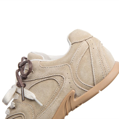 AIYUQI Women’s Sneakers 2025 — Non-Slip Leather Running & Training Shoes, Flat Large-Size Sports Shoes