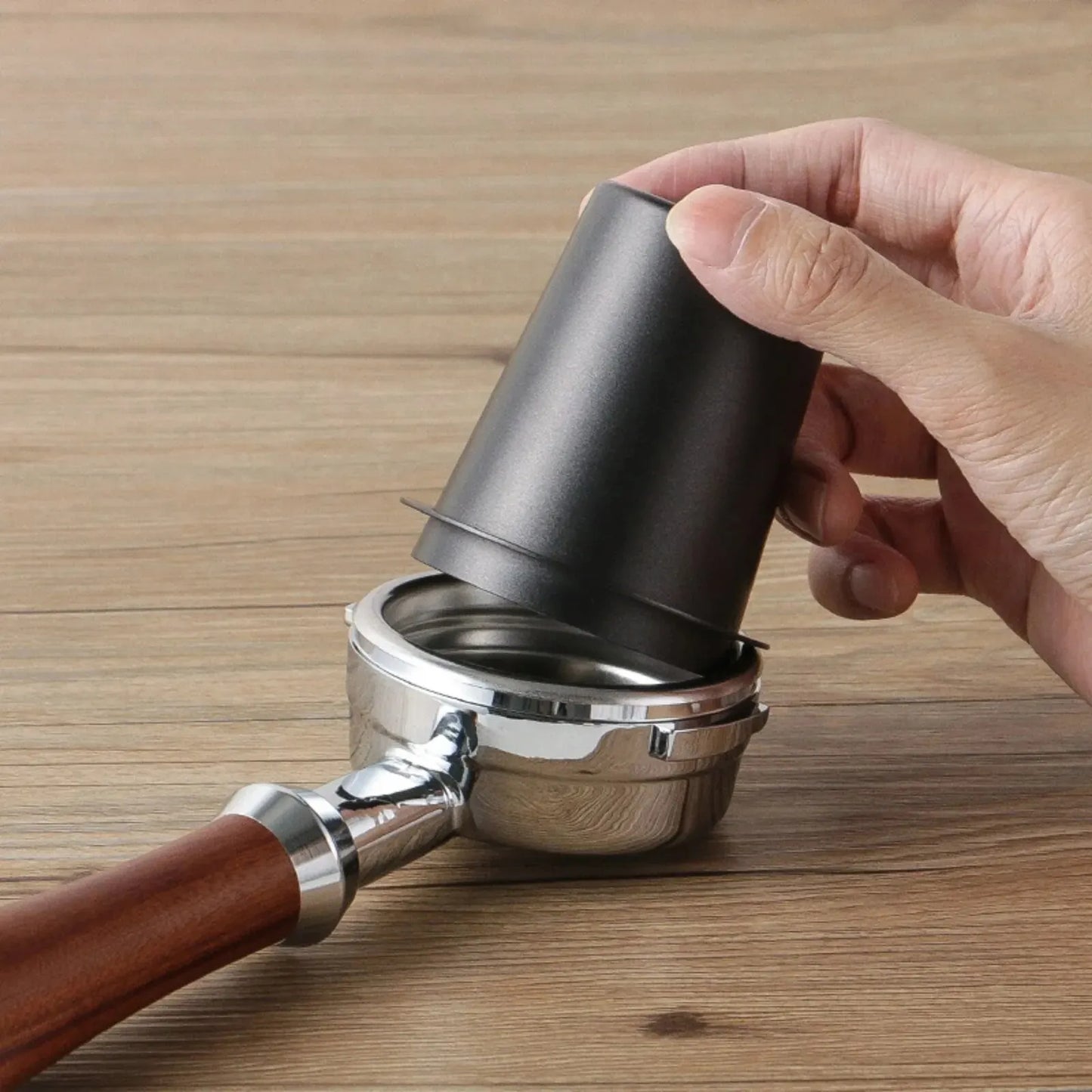 Stainless Steel Coffee Dosing Cup - Wear-Resistant Sniffing Mug for Espresso Machines, Available in 51mm, 53mm, 58mm