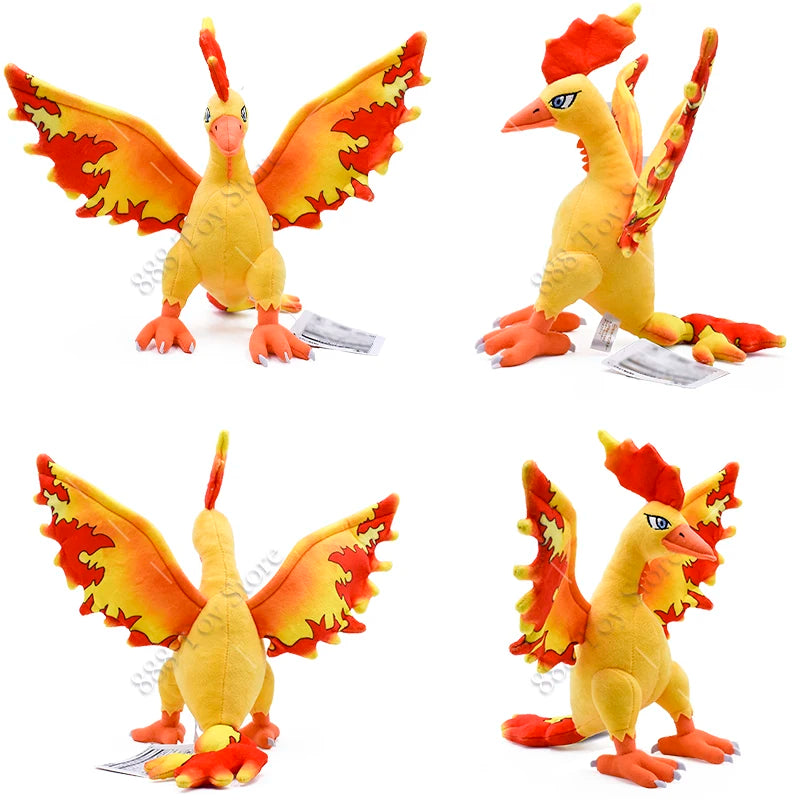 Anime Shiny Pokémon Plush Toys — Charizard, Mega Evolution X, Articuno & Lucario Stuffed Dolls Christmas Gift for Kids