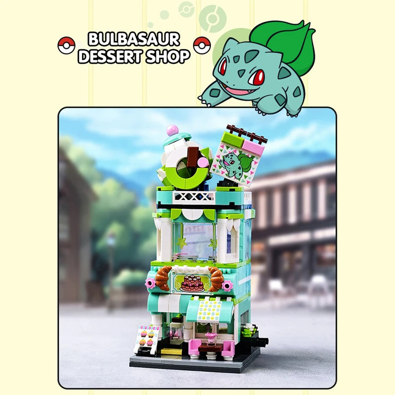 Original Pokémon Crane Game Block Set — Pikachu, Charizard, Squirtle & Bulbasaur Educational Model Toys for Kids’ Gifts