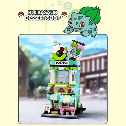 Original Pokémon Crane Game Block Set — Pikachu, Charizard, Squirtle & Bulbasaur Educational Model Toys for Kids’ Gifts