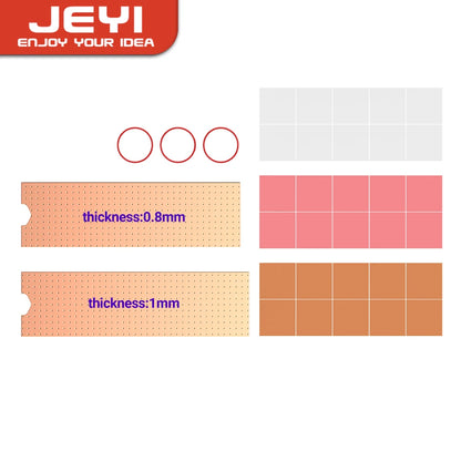 JEYI Copper M.2 Heatsink - NVMe 2280 SSD Cooler with Thermal Silicone Pad for Laptop & Desktop