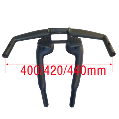New Carbon Fiber Road Bicycle Rest TT Handlebar – Clip-On Aero Bars & Handlebar Extension for Triathlon & Time Trial Cycling