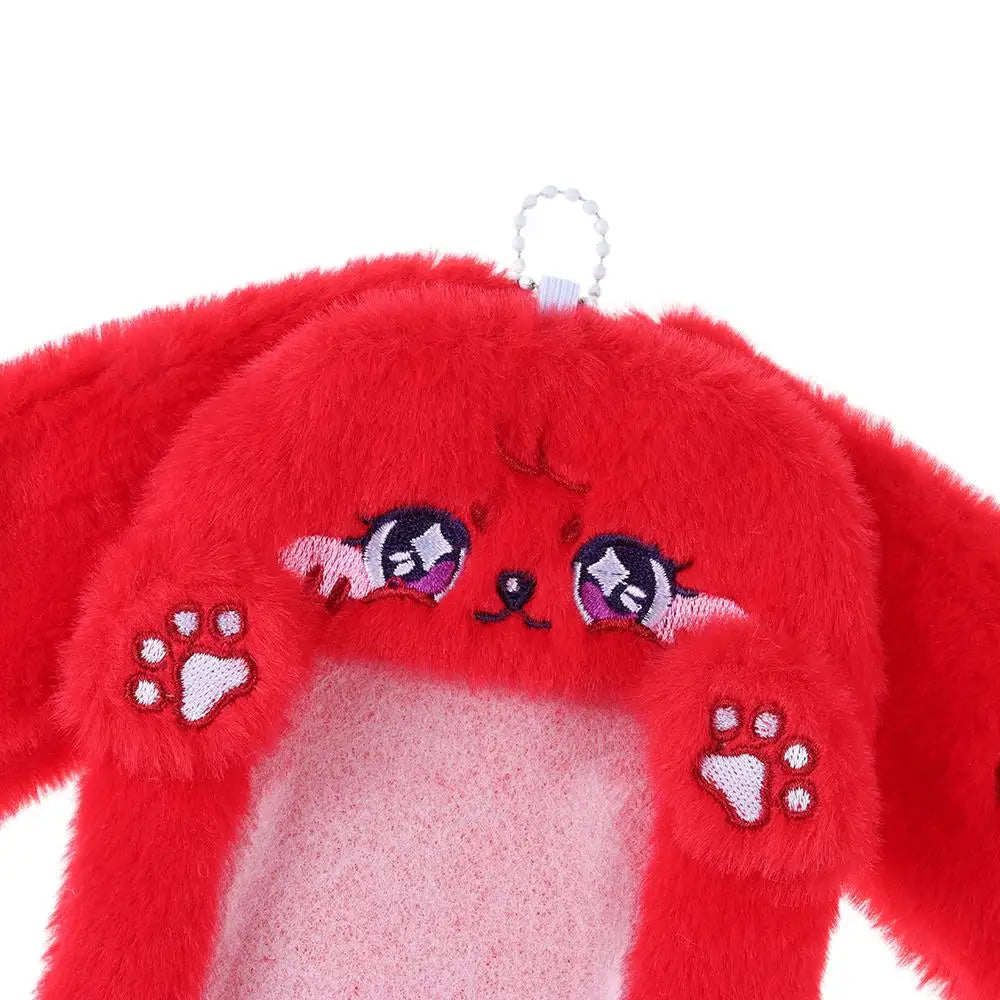 Cute Fox Photocard Case Keychain - Cartoon Student Card Holder & Idol Photo Protective Cover