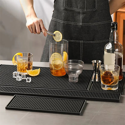 PVC Anti-Slip Bar Mat – Waterproof, Heat-Resistant & Durable Spill Mat for Home, Cafe, and Bar Use