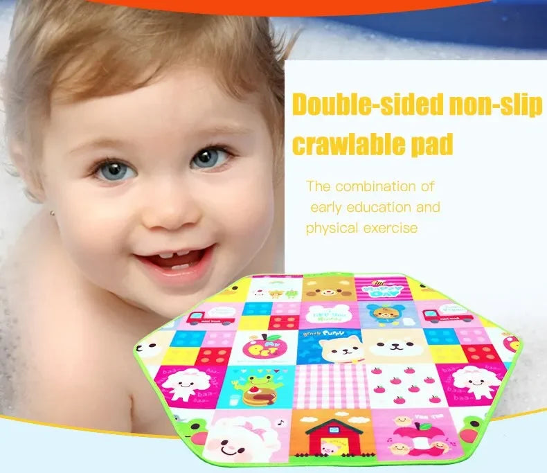 Children’s 3-in-1 Foldable Tent & Playpen – Indoor Ball Pit with Polyester Tunnel for Kids