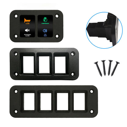 Toyota Push Switch Mount Bracket - 32x22mm Panel Holder for LandCruiser Prado Hilux Hiace Tacoma