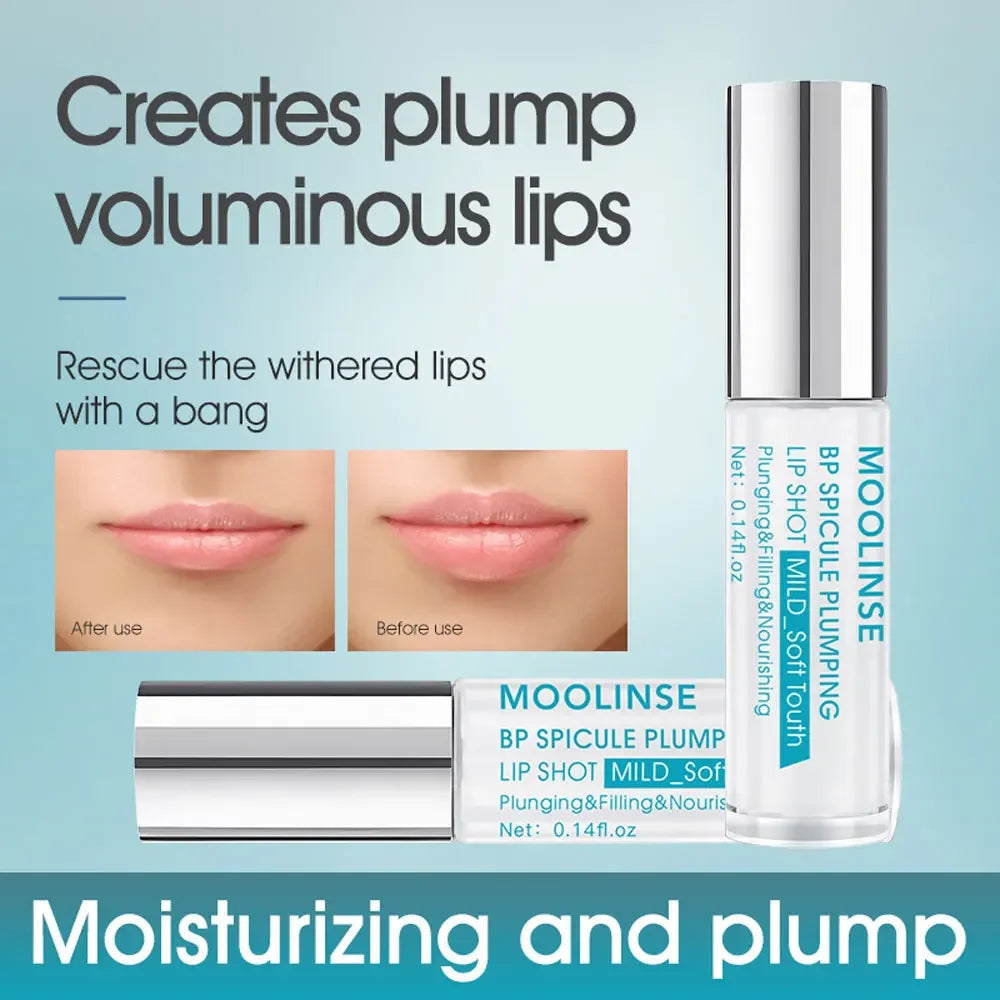 BP Spicule Plump Lip Shot – Instant Lip Volumizer, Long-Lasting Moisturizing Lip Plumper Gloss for Sexy Beauty Makeup