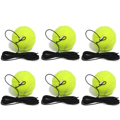 Heavy Duty Tennis Trainer Rebounder Base – Elastic Rope Ball Practice Self-Training Tennis Practice Aid with Durable Sparring System