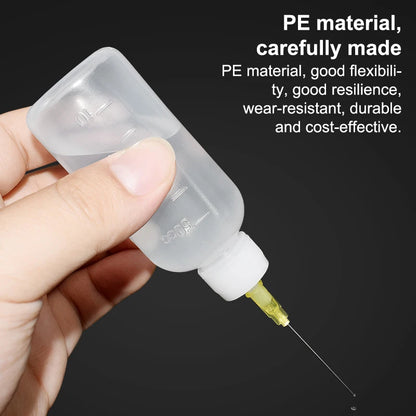 50ML Plastic Liquid Alcohol Dispenser Bottle for Rosin, Solder Flux Paste, PCB Cleaning & Welding Repair Tools