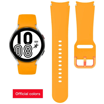 Samsung Galaxy Watch Silicone Band - 20mm Replacement Strap for Galaxy Watch 4, 5, 6, 5 Pro and 6 Classic 40mm–47mm Models