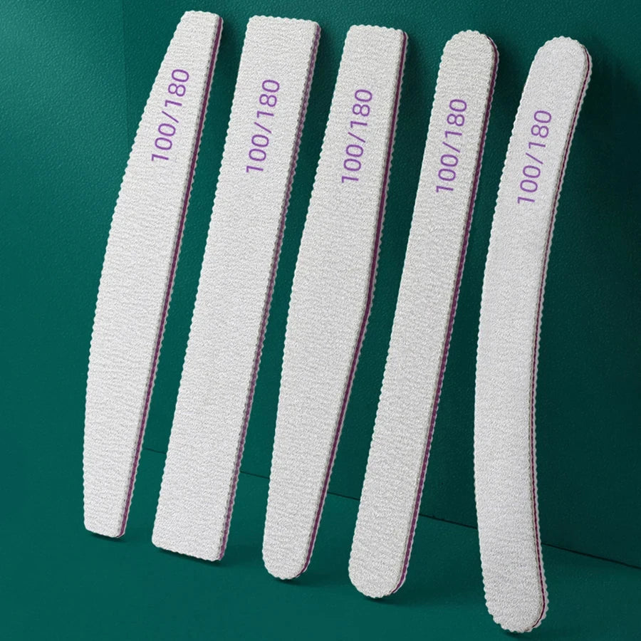 Nano Glass Nail File - Transparent Crystal Nail Polishing and Shining Tool for Smooth Nail Care