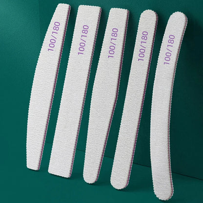 Nano Glass Nail File - Transparent Crystal Nail Polishing and Shining Tool for Smooth Nail Care