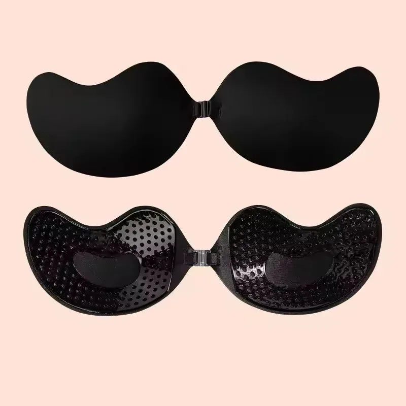 Invisible Stick-On Lift Bra - Strapless Seamless Push-Up Bra for Women, Backless Outfit & Lingerie Accessory